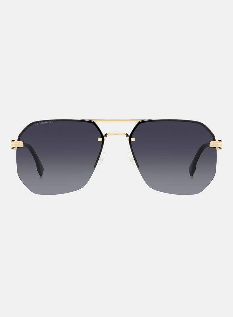Dsquared Men Square Sunglasses 60 D2 0103/S - Image 3