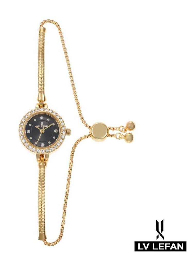 ساعه نسائيه من لف ليفان جديده وجذابه