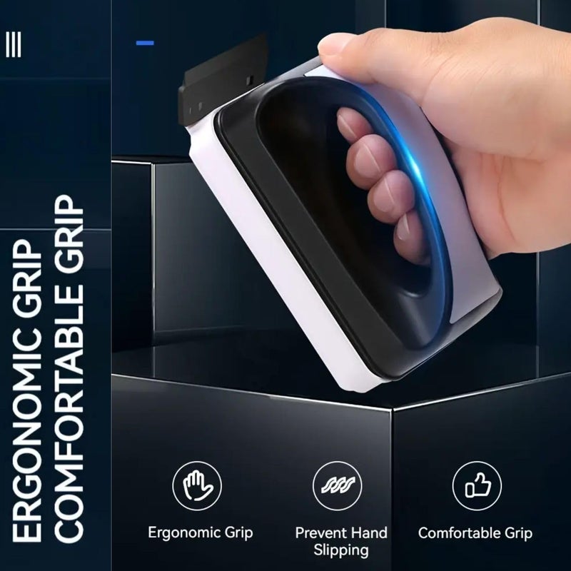 VAYINATO SOBO Floating Magnetic Glass Cleaner with Scraper Magnetic Brush Cleaner for Aquarium Fish Tank (Sobo MC-120) for Glass Thickness : 10-16mm - Image 5