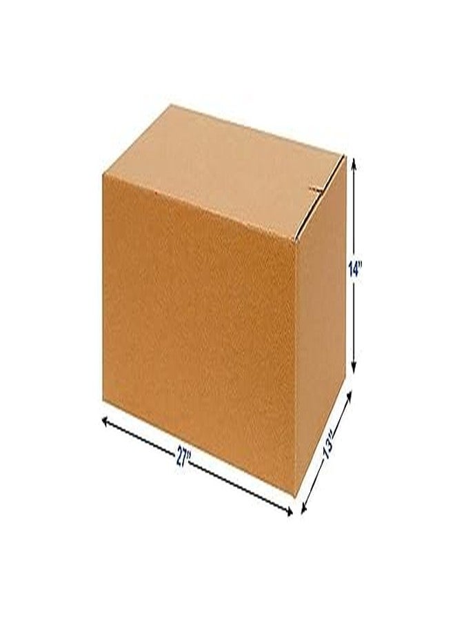 POWERLON Packsafe 5 Ply Strong 27 X 13 X 14" Corrugated Cardboard Box For Packing, Moving, Shipping, Shifting Multi Propose Use Box (Pack Of 3) - Image 5