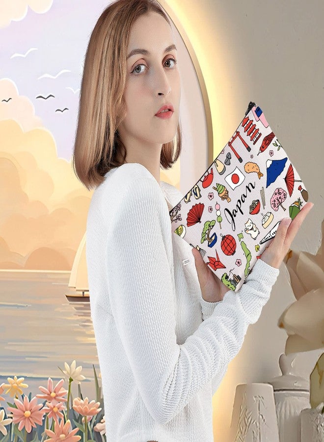 LEVLO Japan Travel Pouch - Zipper Pouch Bag for Souvenirs & Gifts, Japanese Trip Theme - Image 5