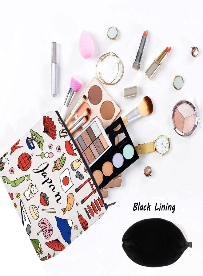 LEVLO Japan Travel Pouch - Zipper Pouch Bag for Souvenirs & Gifts, Japanese Trip Theme - Image 3