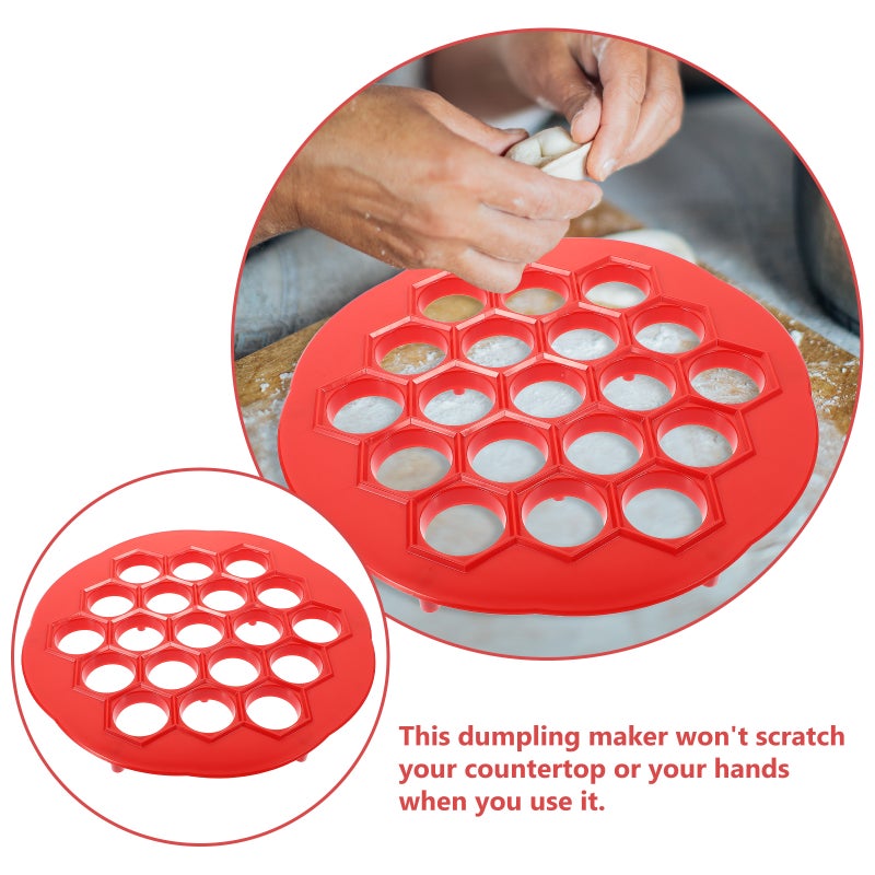 1 Set of Dumplings Mold Pelmeni Maker Household Pelmeni Mold 19-holes Dumpling Maker - Image 4