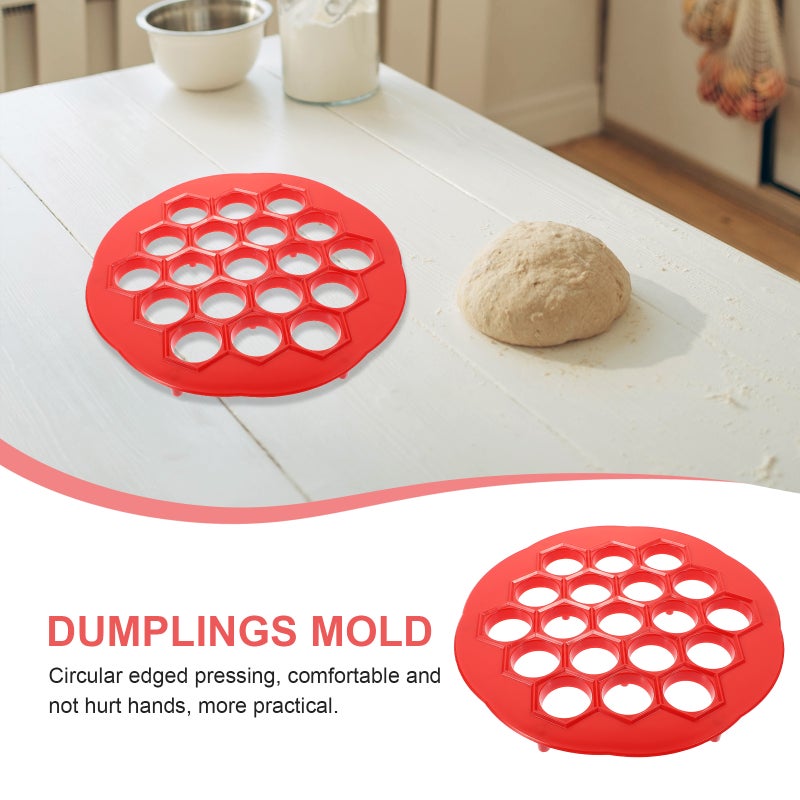 1 Set of Dumplings Mold Pelmeni Maker Household Pelmeni Mold 19-holes Dumpling Maker - Image 3