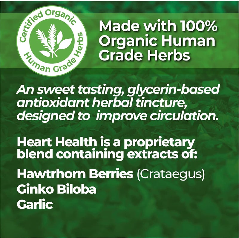 Animal Essentials Heart Health for Dogs & Cats - Cardiovascular Support Supplement, Healthy Heart, Organic Hawthorn Berry, Herbal Tincture - 2 Fl Oz - Image 3