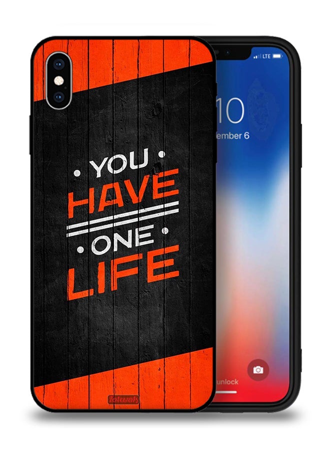 Tolwak Apple iPhone XS Max Protective Case You Have One Life - Image 1