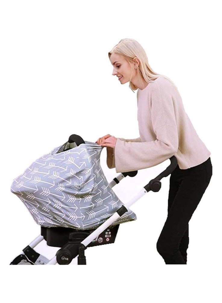 Moro Moro Baby Nursing Cover & Car Seat Cover – 360° Protection & Multi-Use - Image 2