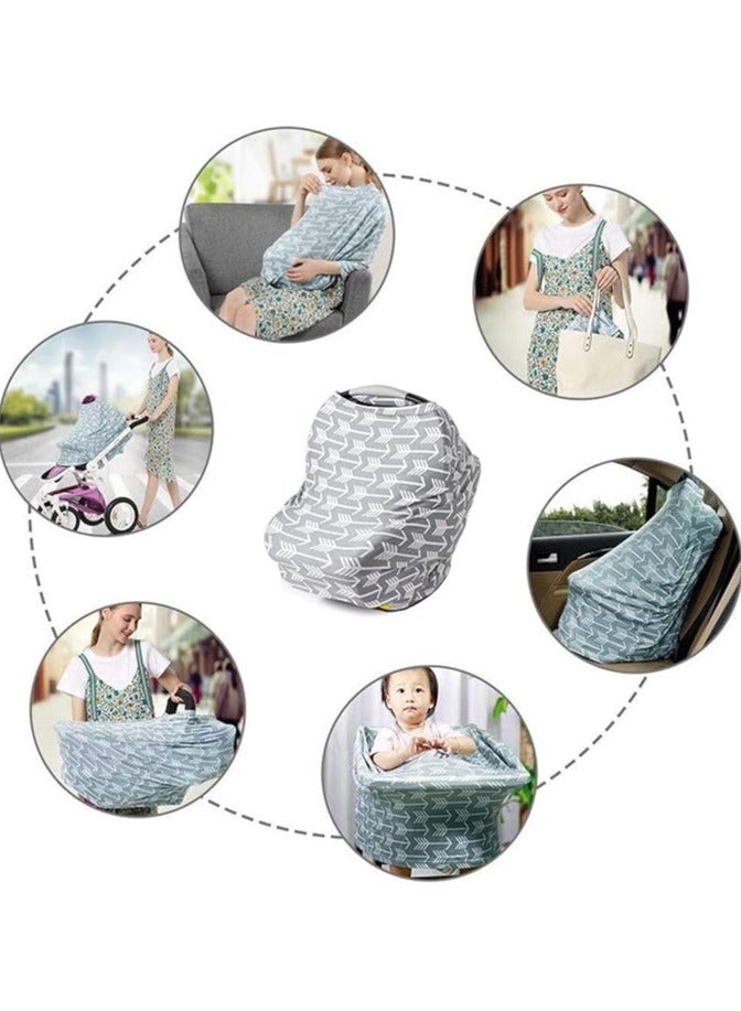 Moro Moro Baby Nursing Cover & Car Seat Cover – 360° Protection & Multi-Use - Image 3