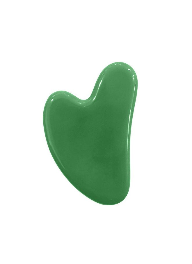 TechPro Gua Sha Facial Tool, Natural Jade Stone Guasha Board For Spa Acupuncture Therapy Trigger Point Treatment, Scraping Massage Tool, Face Roller And Manual Massage Stone For Skin Care  - Image 1