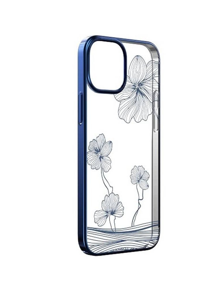 Devia- Crystal Flora  Series case - iPhone13 Pro (6.1) - Blue - Image 1