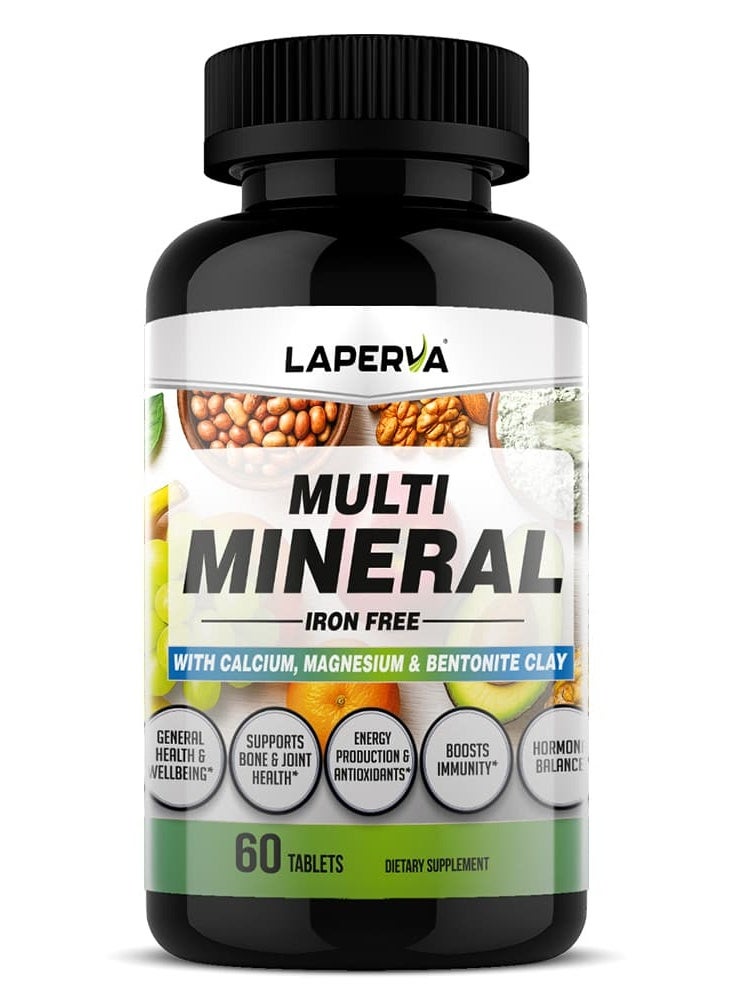 Laperva Multimineral Iron Free Supplement - Multi Mineral Complex with ...