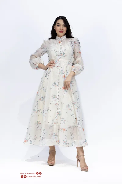 In Love Floral Organza Dress