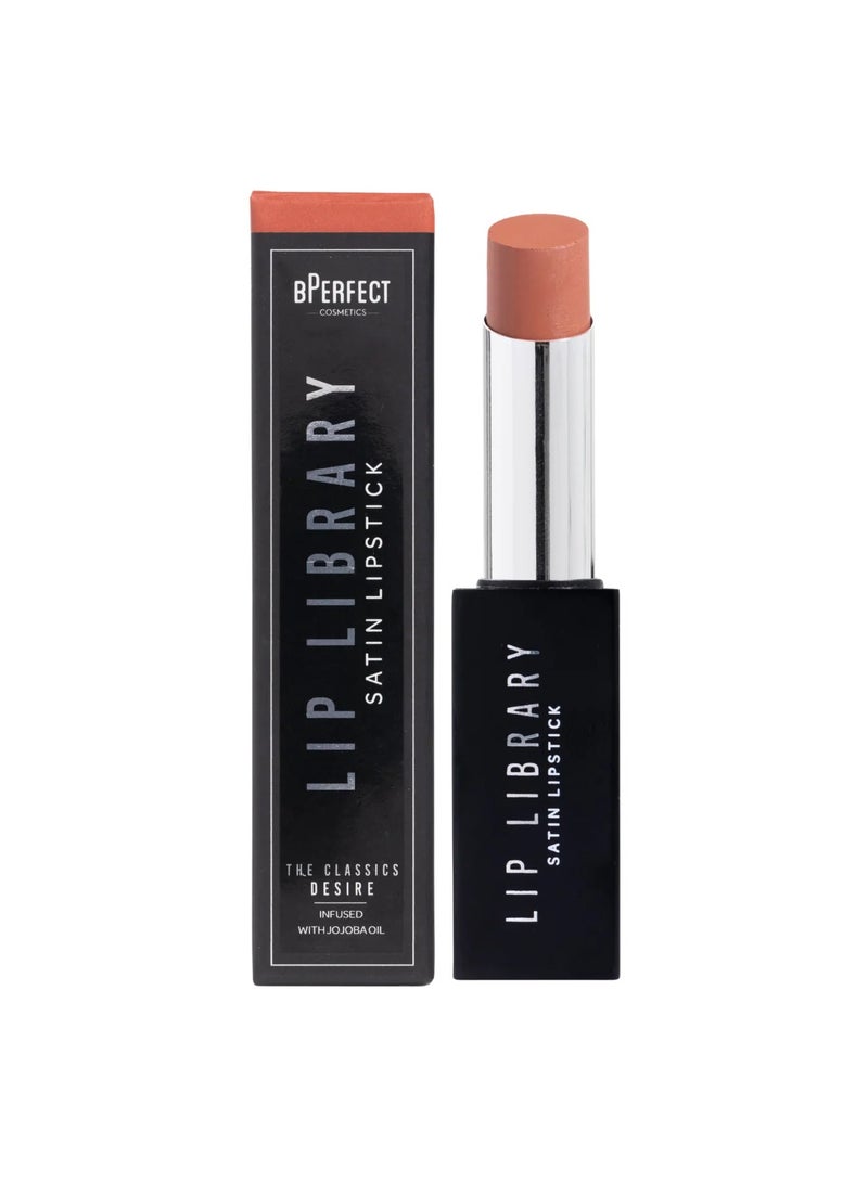 بي بيرفيكت أحمر شفاه Bperfect Lip Library بلون ساتان ديزاير 3 غرام - Image 2