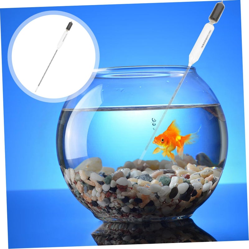 High Precision Glass Hydrometer Aquarium Salt Tester Salinometer Scale - Image 5
