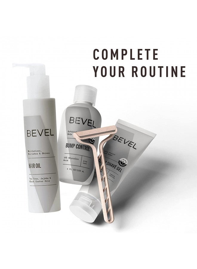 Bevel Bevel Essentials Disposable Safety Razors for Men, Double Edge Stainless Steel Blade Helps Prevent Nicks and Razor Bumps, Travel Essentials, 5 Count - Image 3