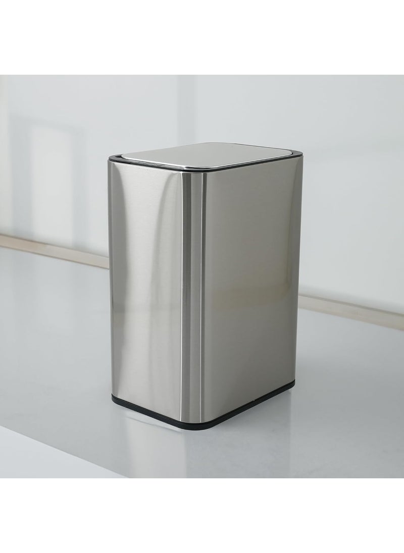 Homestic Homestic 13L Stainless Steel Automatic Touchless Motion Sensor Dustbin Quick Open Soft Close Lid Garbage Bin for Kitchen Bathroom Indoor Outdoor Trash Cana102  - Image 1
