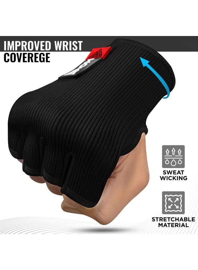 WYOX Boxing Hand Wraps MMA Gloves Men Women Punching Mitts Boxing Wraps Boxing Gear Kickboxing Wraps Compression - Image 2