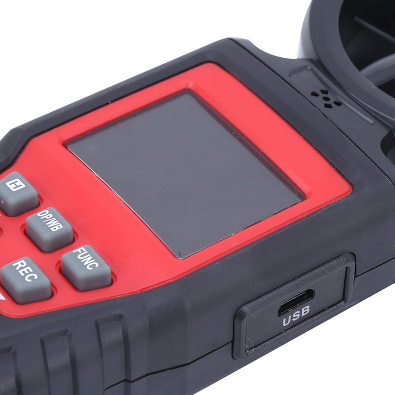 HT625B مقياس شدة الرياح الرقمي مع إضاءة خلفية لقياس قوة الرياح الخارجية والملاحة البحرية - Image 4