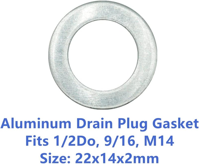 Dsnaduo 50PCS Oil Drain Plug Gasket Washer Set - Image 3