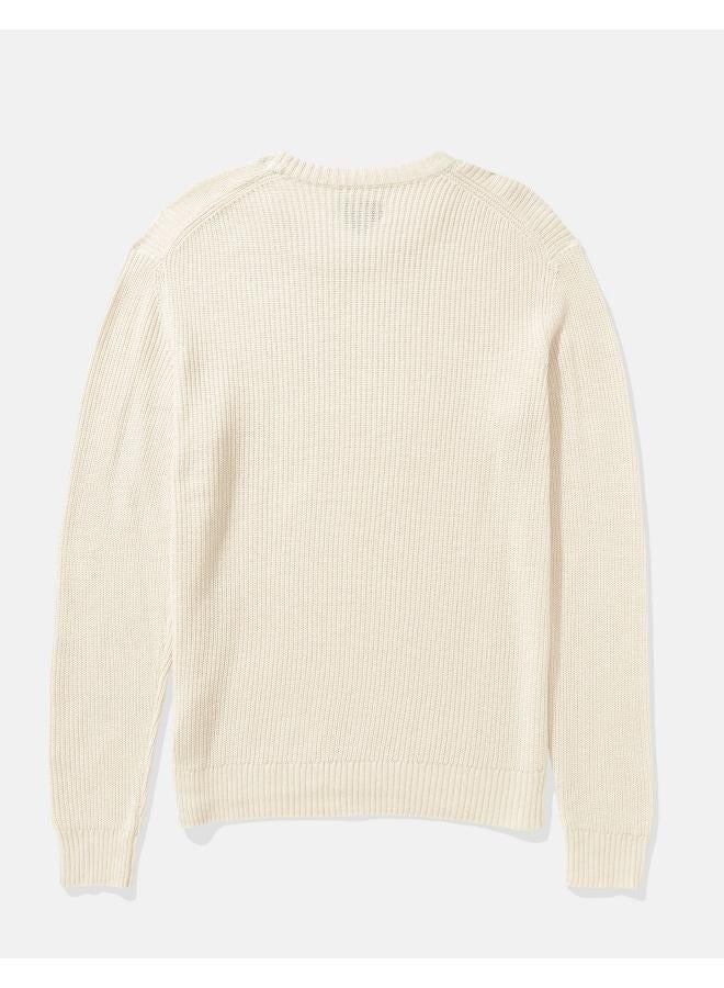 American Eagle AE Waffle Crew Neck Sweater  - Image 2
