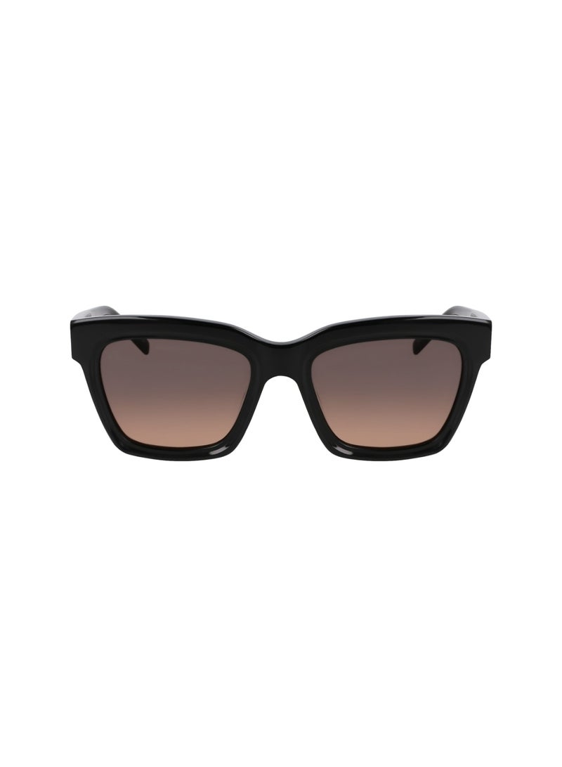 DKNY FULL RIM ACETATE ACETATE DKNY SUN DK551S 5318 (001) BLACK - Image 2