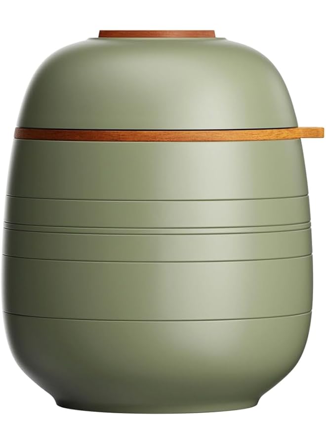 MasterPro 9 Piece Portable Lightweight And Stackable Dinner Set Green Bgmp 12001 Bk/Cr/Or/Bl - Image 1