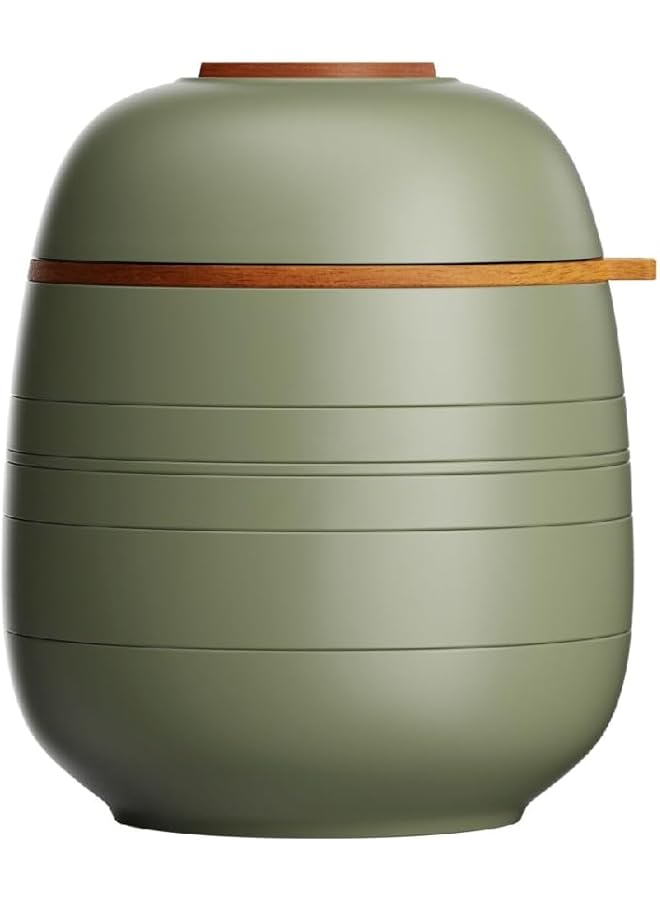 MasterPro 9 Piece Portable Lightweight And Stackable Dinner Set Green Bgmp 12001 Bk/Cr/Or/Bl - Image 3