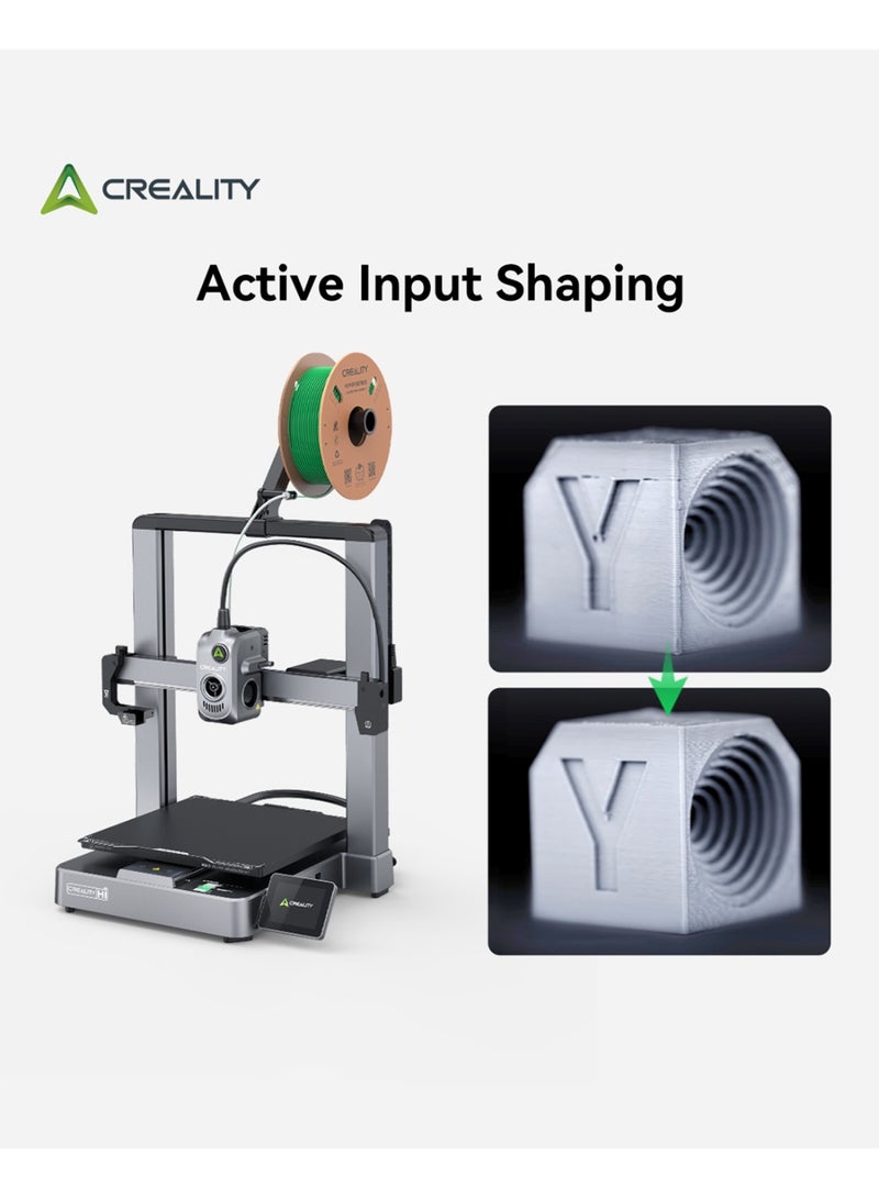 Creality 3D Hi 3D Printer, Upgraded Multi-colored 3D Printer with 500mm/s High-Speed, Smart 3D Printer with Color Touch Screen, Full-auto Leveling, Silent, for Home and office, Print Size 26×26×30cm Hi - Image 5