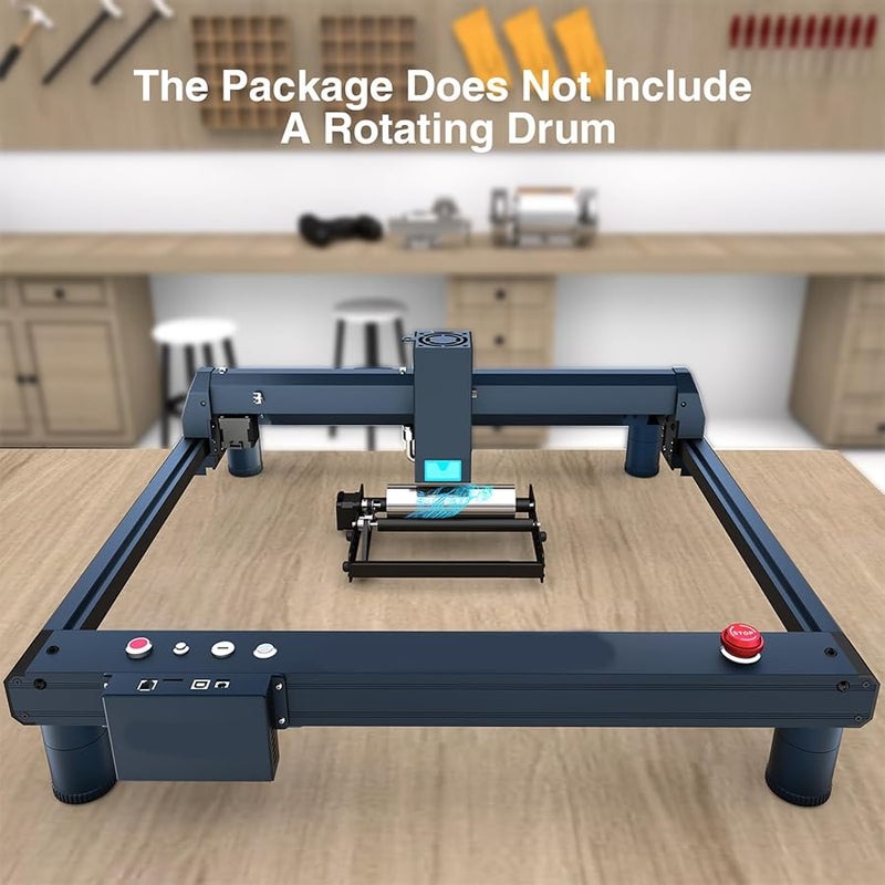 Stackable ABS Feet Set of 8 Black 50mm Height Boosting for Engraver Machine Accessories - Image 4