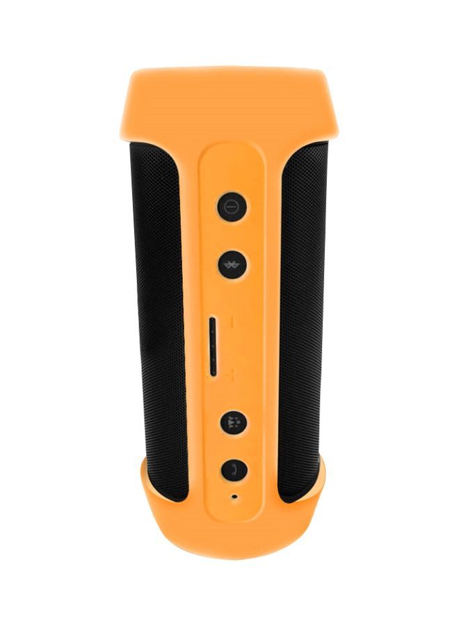 NIBEMINENT Silicone Case For JBL Charge 2+ Yellow - Image 1