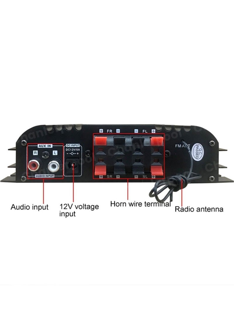 HiFi Sound Amplifier Digital 4 Channel Audio Amplifier Bluetooth Karaoke Player FM Radio Support Remote Control - pzsku/Z95E6837528723350C073Z/45/_/1716276852/c661a55d-51f7-4199-afe4-ad925fe5fc2c