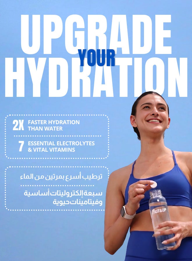 FAST&UP Reload - Hydration Electrolyte Supplement - 20 Effervescent Tablets, Lemon & Lime Flavour - Image 3