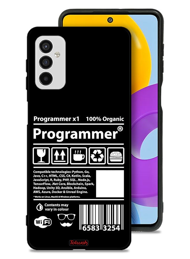 Tolwak Samsung Galaxy M52 5G Protective Case Cover Programmer Sticker - Image 1