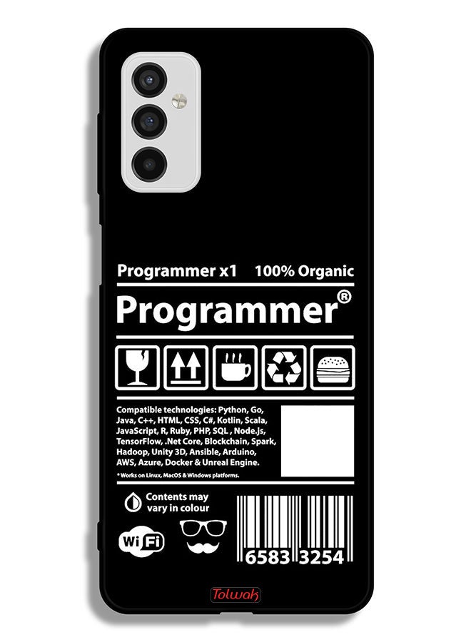 Tolwak Samsung Galaxy M52 5G Protective Case Cover Programmer Sticker - Image 2