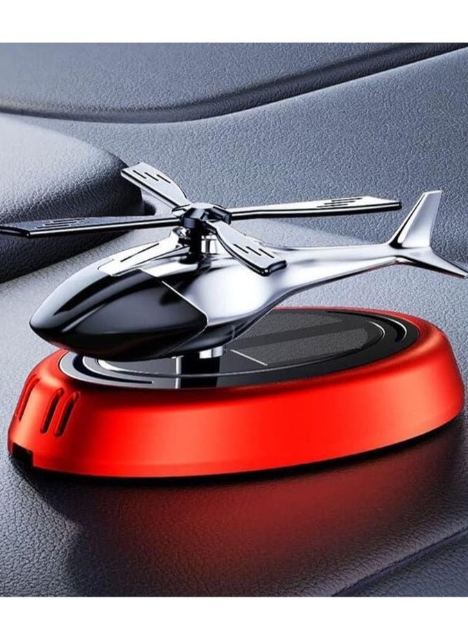 ELTRAZONE Car Dashboard Solar Air Freshener Helicopter – Unique Solar-Powered Rotating Car Perfume Diffuser with Refillable Fragrance Bottle, Long-Lasting Fresh Scent for Cars, Easy to Install, Decorative and Functional Air Freshener for Vehicles - Image 4