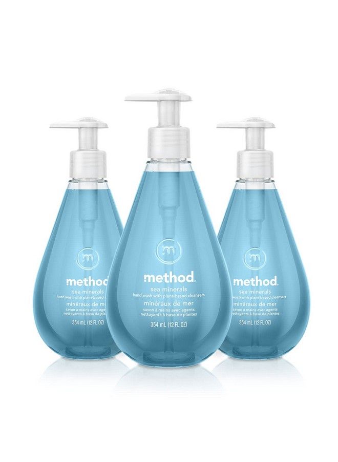 Method Gel Hand Soap Sea Minerals 12 Oz 3 Pack Packaging May Vary - Image 1