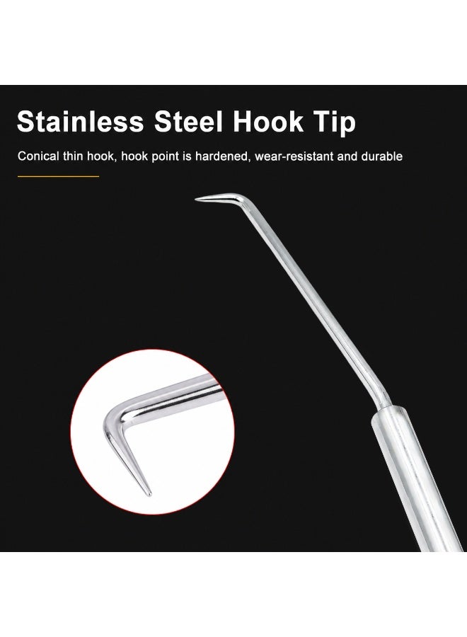 DEFAONS 16941 Rebar Tie Hook Tool, Stainless Steel Rebar Wire Twister Hook for Construction, Concrete Reinforcement, Binding Wire Twisting Tool with Comfortable Grip and Durable Hook Design - Image 4