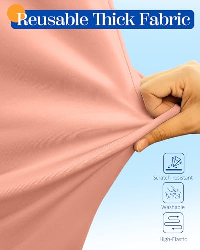 Slohif Luggage Cover for Suitcase Tsa Approved Protector - Luggage Sleeve Suit Case Cover Travel Stretch Large Baggage Case Protective Washable Fit 24-27 Inch Rose - Image 4