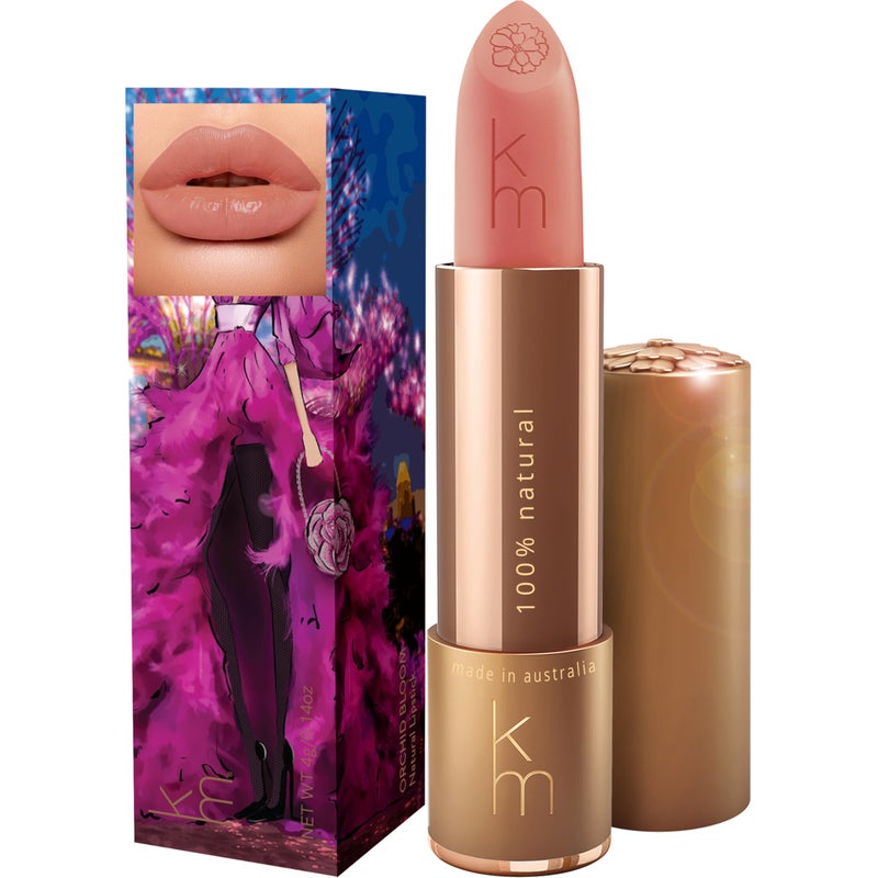 Karen Murrell Natural Lip Stick Lipstick 14 Orchid Bloom Nude Lipstick Matte Finish 100 Natural Ingredients Moisturizes Hydrates Lips Paraben Cruelty Free - Image 2