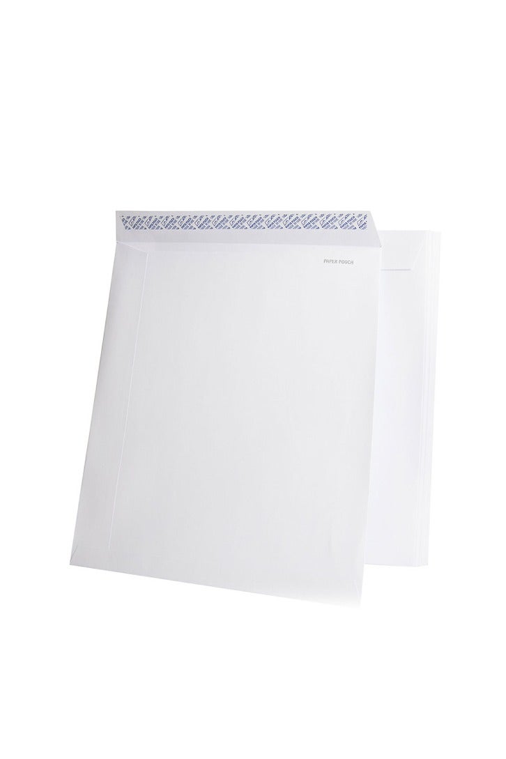 بريما ظرف أبيض 10×12 بوصة - علبة 250 حبة، ورق متين مقاوم للتمزق، إغلاق ذاتي آمن لإرسال المستندات والصور بمظهر احترافي ومناسب للمكاتب والمتاجر الإلكترونية - Image 1