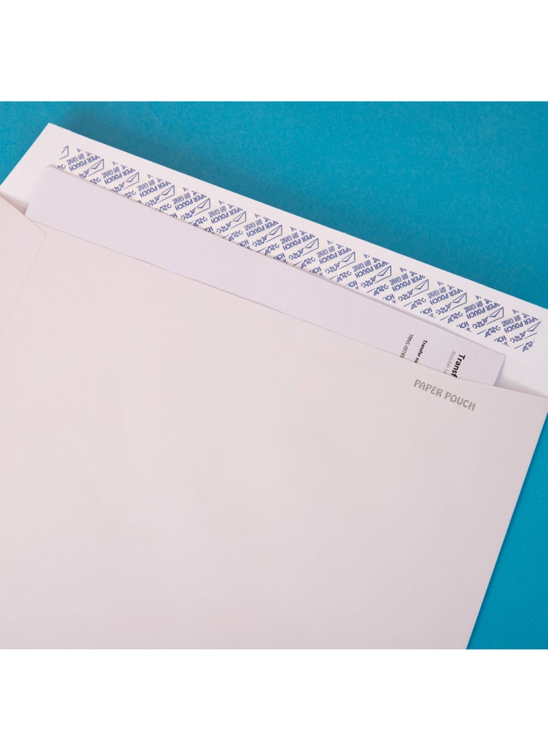 بريما ظرف أبيض 10×12 بوصة - علبة 250 حبة، ورق متين مقاوم للتمزق، إغلاق ذاتي آمن لإرسال المستندات والصور بمظهر احترافي ومناسب للمكاتب والمتاجر الإلكترونية - Image 5