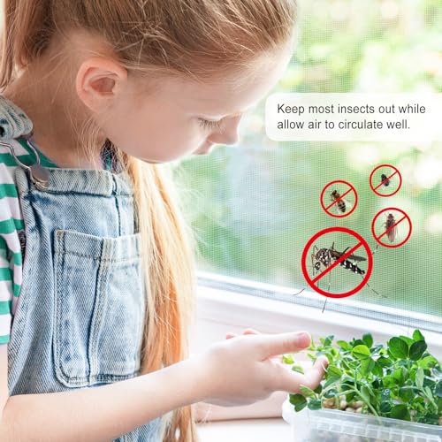 FOREHOGAR Aluminum Window Screen Mesh 3x25 Replacement Mosquito Net Roll for Sliding Door Repair Insect Screening Proof for Patio Porch Balcony Durable Resistant House DIY Silver - Image 3