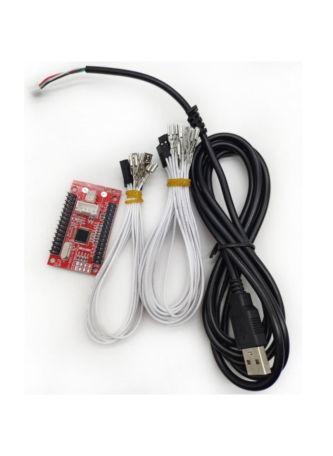 Red Board Android Mobile Phone TV Tablet Fighting Game DIY Arcade Rocker Electronic Chip Board P Computer-Product Color:Small Red Plate + Micro-Rod Wiring  - Image 1