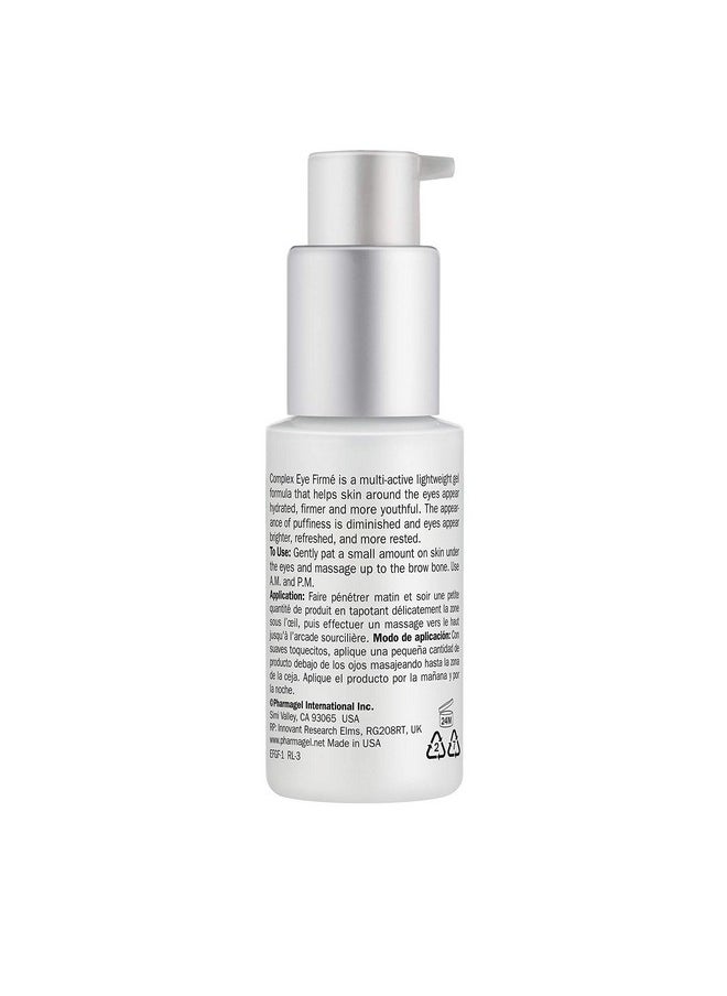 Pharmagel - Eye Firme | Eye Gel For Natural Firming, Puffiness, And Wrinkles | Dark Circles Under Eye Treatment | Under Eye Bags Treatment - 1 Fl. Oz. - Image 1