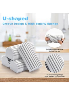 Generic 2 pcs Sponge Duster Damp Clean Duster (Grey）  - Image 3