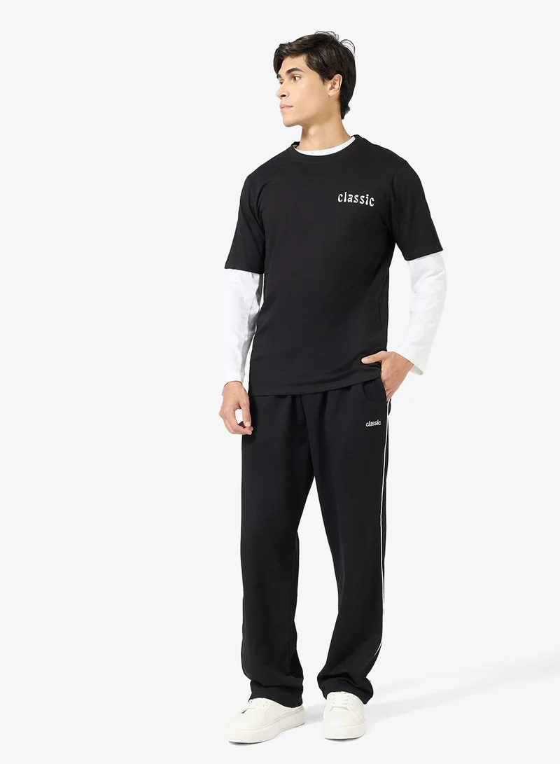 Seventy Five  Graphic Print Regular Fit T-Shirt for Men | Best Price UAE