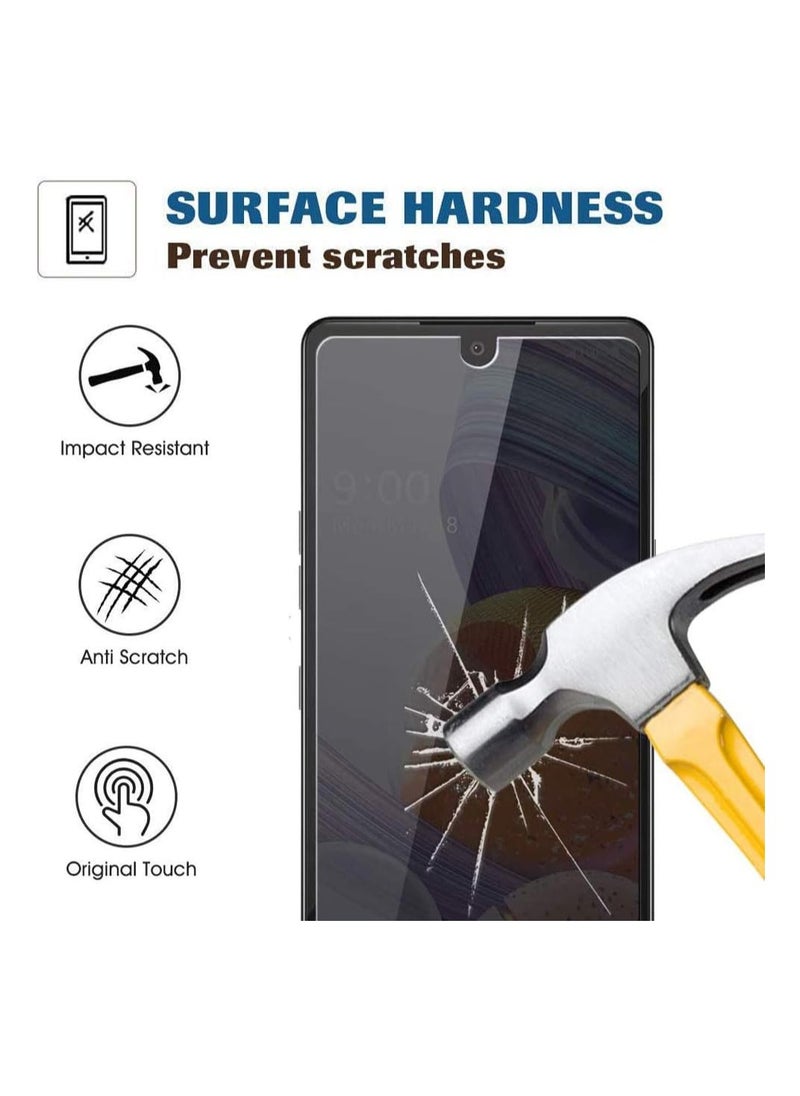 Generic 1 Pack for ZTE Nubia Red Magic 10 Pro / 10 Pro+ Privacy Screen Protector,Anti-Spy Tempered Glass flim,9H Hardness,Anti-Scratch, Case Friendly, Bubble Free  - Image 2