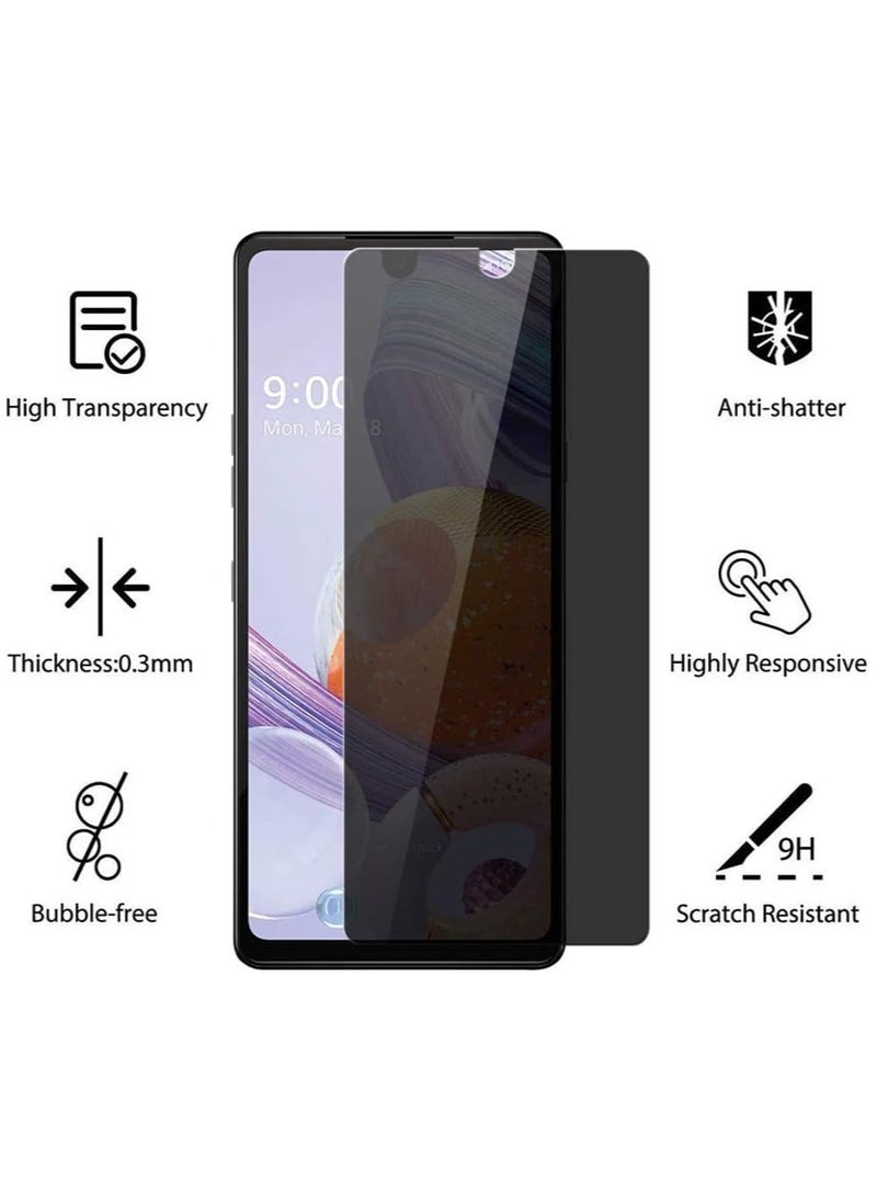 Generic 1 Pack for ZTE Nubia Red Magic 10 Pro / 10 Pro+ Privacy Screen Protector,Anti-Spy Tempered Glass flim,9H Hardness,Anti-Scratch, Case Friendly, Bubble Free  - Image 3