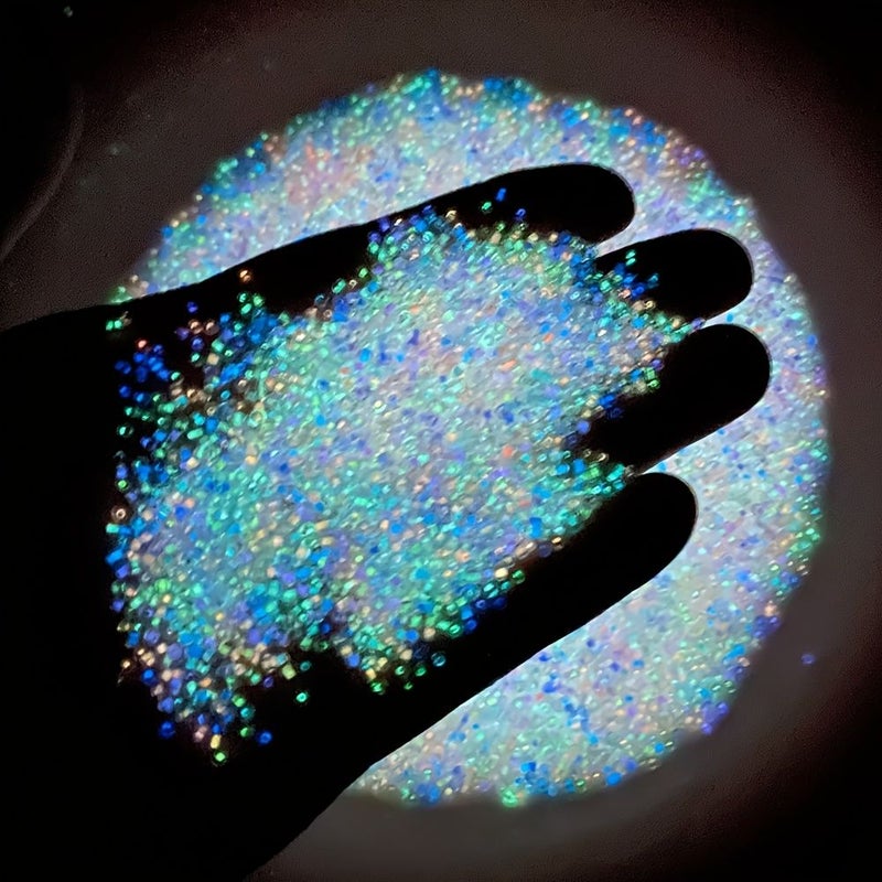 Assorted Mermaid Glow In The Dark Spacer Beads Jewelry Making Kit 701 Pcs - Image 1