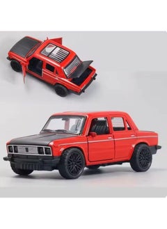 Realistic And Durable Diecast Metal Car - Race Car - Openable Car (Red)